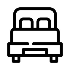 bed line icon