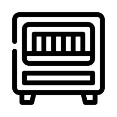 bookshelf line icon