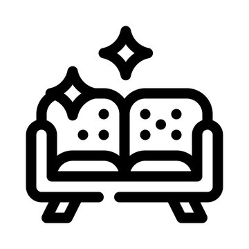 recommend clip art: loveseat line icon