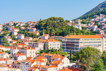 View of Dubrovnik, a city in southern Croatia