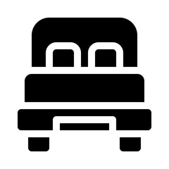 bed glyph icon