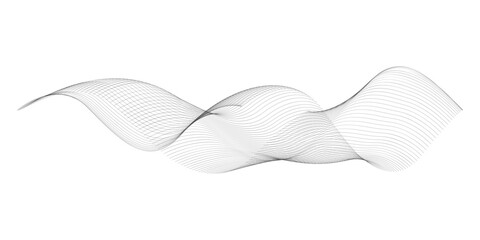 Abstract wave lines pattern smooth curve flowing dynamic isolated background. Premium modern flowing wave lines element. Futuristic technology concept. Vector illustration for banner, flyer, brochure