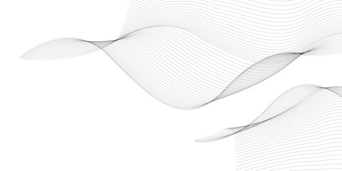 Abstract wave lines pattern smooth curve flowing dynamic isolated background. Premium modern flowing wave lines element. Futuristic technology concept. Vector illustration for banner, flyer, brochure