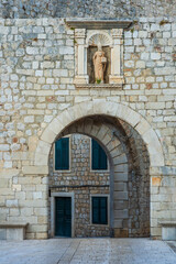 City Walls of the medieval Old City of Dubrovnik, Croatia