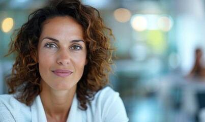 Fototapeta premium Woman Financial Manager Overseeing Operations at the Workplace
