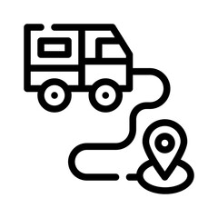 route line icon