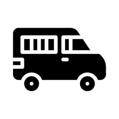 van glyph icon