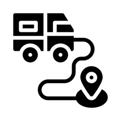 route glyph icon