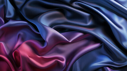 Fototapeta premium Flowing Silk Abstract Background with Deep and Mysterious Colors