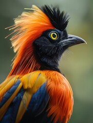 Fototapeta premium Majestic Close-Up of a Royal Flycatcher