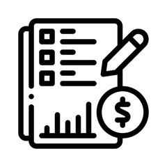 financial line icon