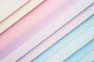 Fototapeta premium Pastel colored paper background with diagonal stripes
