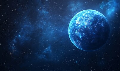 Obraz premium Star planet and universe background, Generative AI