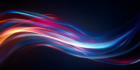 Energy Light Lines Flow, Generative AI