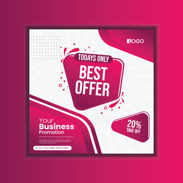 business and digital marketing social media post design