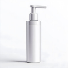 Product Packaging Skincare Bottle Mockup isolated on white background