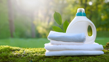 Eco fresh laundry wash, ecological sustainable environmental natural clothes garment washing