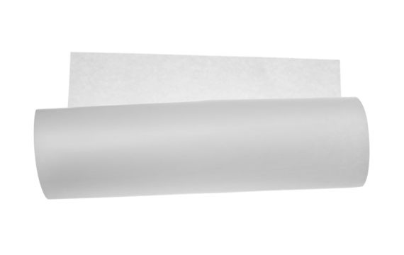 Blank white paper flying, sheet falls isolated on white, clipping path