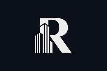 Building icon logo design inspiration with creative idea