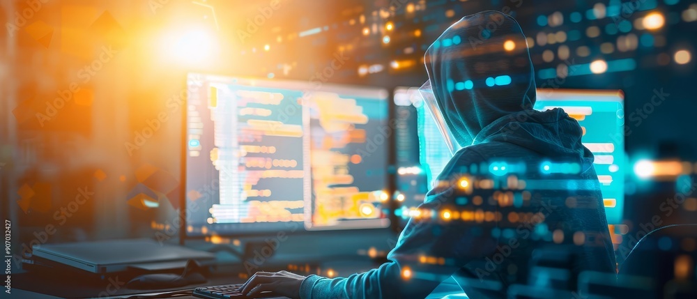 Poster cybersecurity engineer configuring least privilege policies on a console, least privilege access, pr