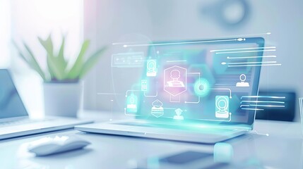 Secure interface showing user access history and permissions, Least Privilege Access, access monitoring