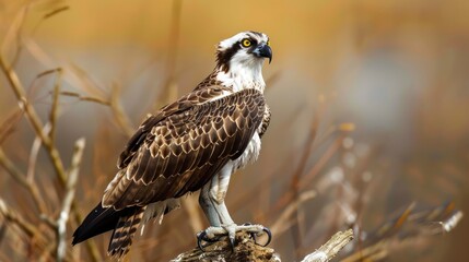 Osprey Perched on Branch