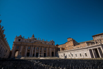 The ancient city of Rome with Vatican, Italy