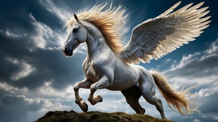 Himmelskrieger: Pegasus auf seiner Wächterrunde