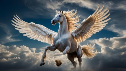 Der Flügelbote: Pegasus im Abendrot