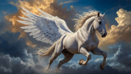 Traumhafte Höhenflüge: Pegasus in der Dämmerung