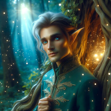 Elfo Encantado Floresta M&aacute;gica