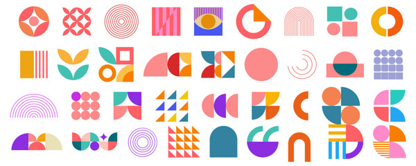 Bauhaus Art  Geometric Shapes