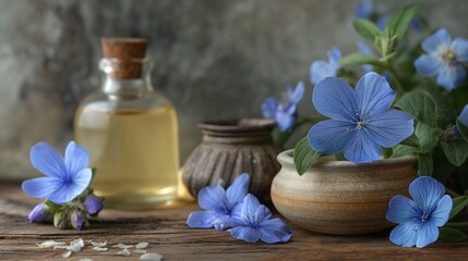 evening primrose oil, borage oil, anti-aging ingredients, still life