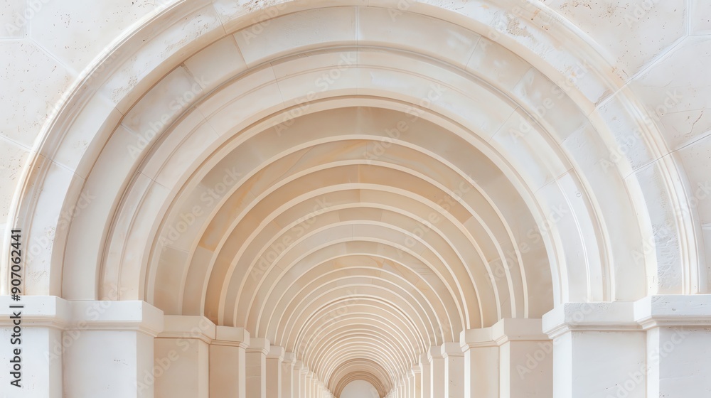 Poster elegant architectural arches create a serene and inviting atmosphere, perfect for background designs