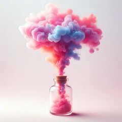 Colorful smoke
