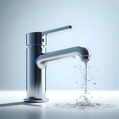 water flowing from a faucet