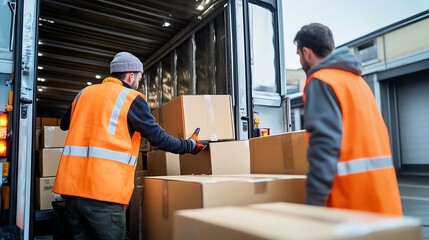 Loading Boxes into a Truck