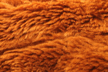 Fake fur in shades of brown. Excellent textured vegan background