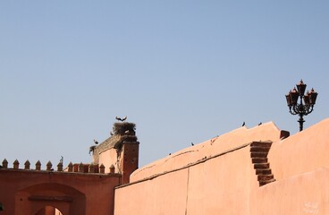 old castle in the desert