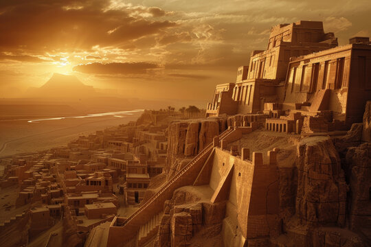 The ancient Sumerian city of Ur.The ancient Sumerian city of Ur.
