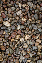 Wet stones texture. Background. The texture is wet stones.