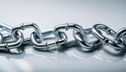 Obraz premium metal chain