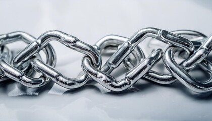 Obraz premium metal chain