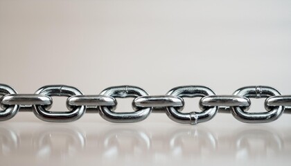 Obraz premium metal chain