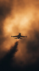 photo of a jet, created with generative AI technology