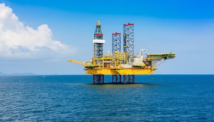 Fototapeta premium oil drilling platform