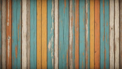 A background featuring a vintage, distressed wood texture with peeling paint and uneven color patches, creating a nostalgic and worn-out effect. Multiple variations available 