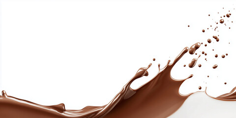 melted chocholate splash