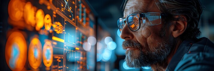 Engineers creating 3D model to visualize construction phases