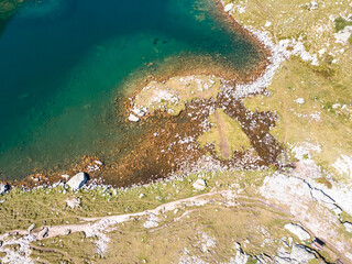Rocky hills near Malyovitsa peak, Rila Mountain, Bulgaria